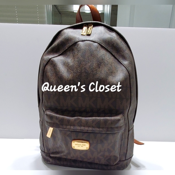 Michael Kors | Canvas Logo Large Backpack |💥BRAND NEW - Picture 1 of 8